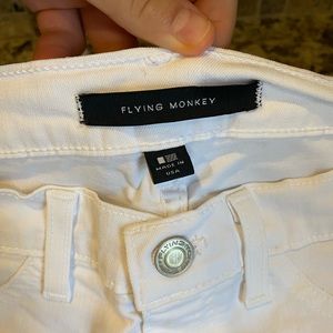 Flying Monkey White Low Rise Jeans - Size 27